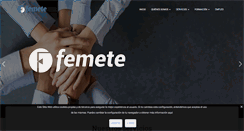Desktop Screenshot of femete.com.es